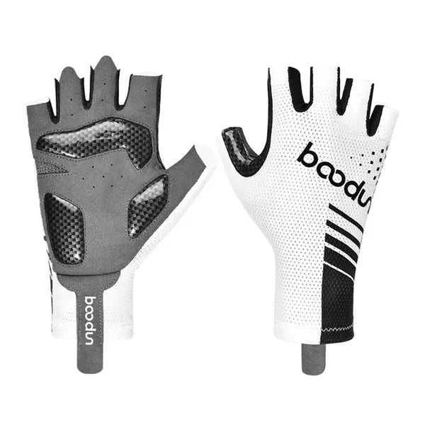 Kids Half Finger Cycling Gloves Silicone Pad Breathable