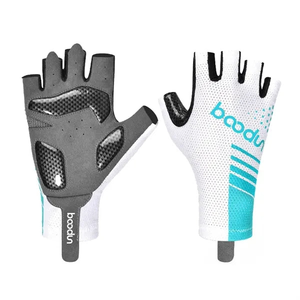 Kids Half Finger Cycling Gloves Silicone Pad Breathable