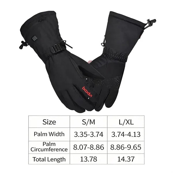 New USB Heated Gloves 3 Temp Control Warm Outdoor Ski