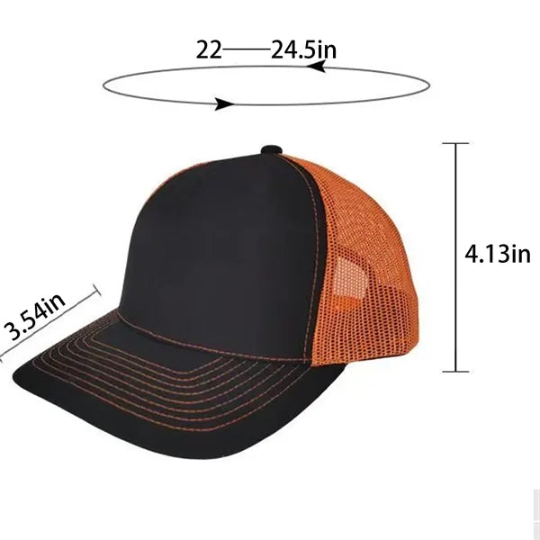 Snapback Closure 6-Panel Trucker Hat
