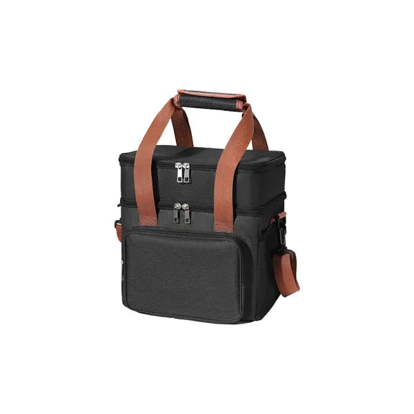 Double Layer Insulated Crossbody Lunch Cooler