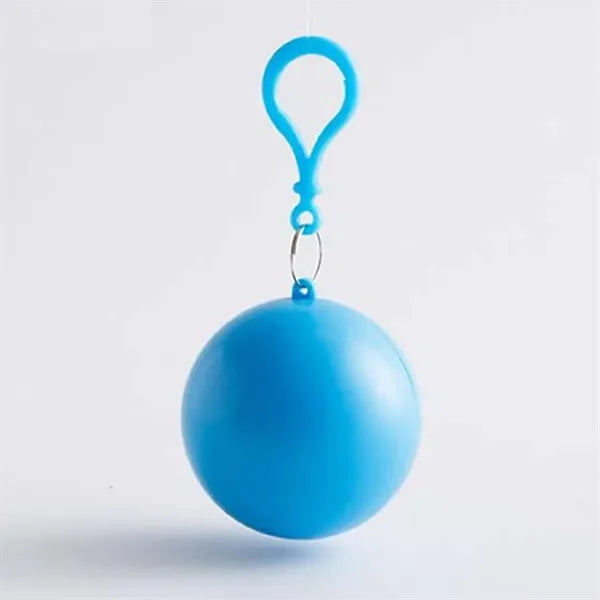 Disposable Raincoat In Keychain Ball