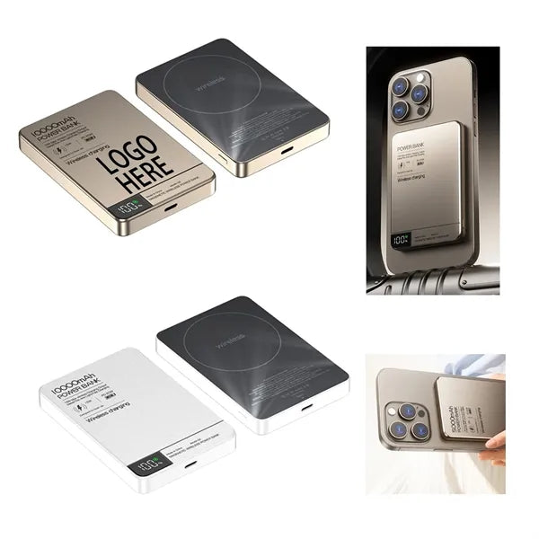 10000mAh Ultra-Thin MagSafe Magnetic Power Bank