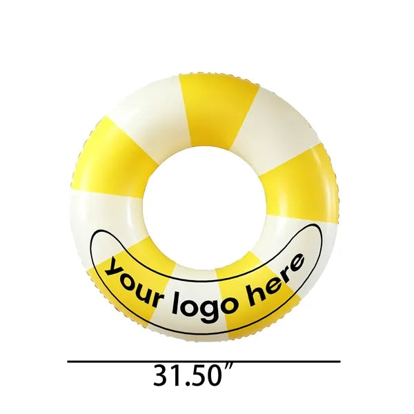 Inflatable Thickened PVC Pool Float Swim Ring Water Tube