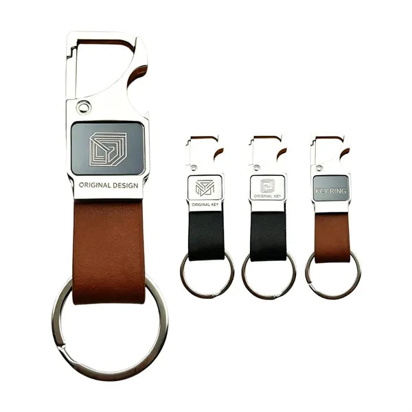 Logo Zinc Alloy Bottle Opener Keychain