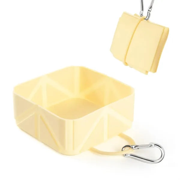 Square Collapsible Pet Bowl