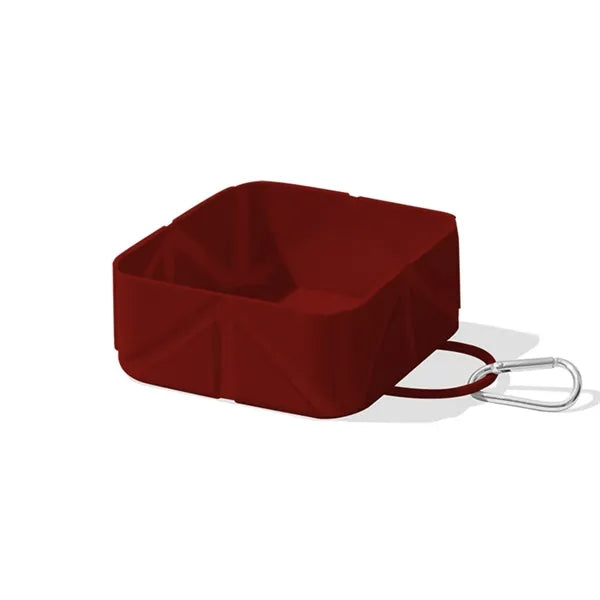 Square Collapsible Pet Bowl