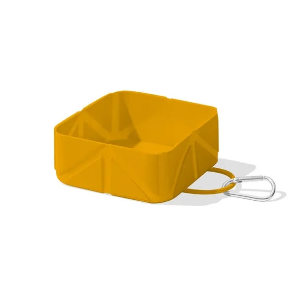 Square Collapsible Pet Bowl