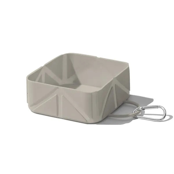 Square Collapsible Pet Bowl
