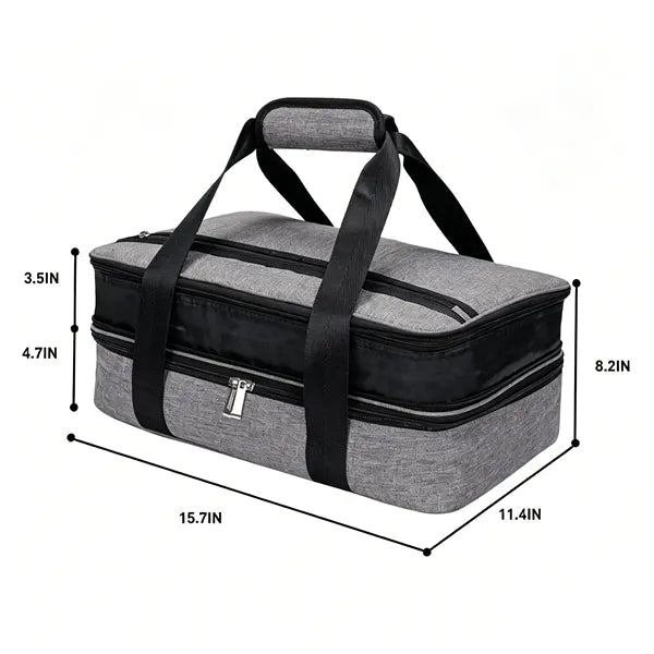 Insulated Picnic Cooler Bag Waterproof Food Delivery Tote