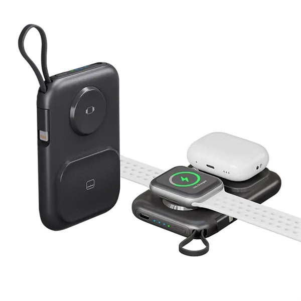 5000mAh 3-in-1 Magnetic Wireless Power Bank