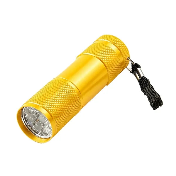 Portable Mini Aluminum LED Flashlight w/Lanyard