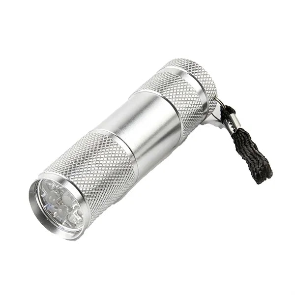 Portable Mini Aluminum LED Flashlight w/Lanyard