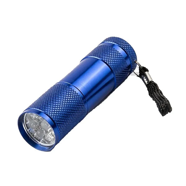 Portable Mini Aluminum LED Flashlight w/Lanyard