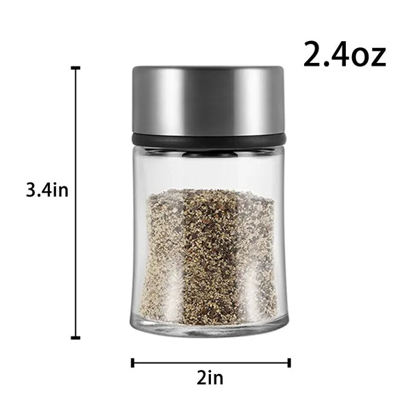 6oz Glass Seasoning Shaker Jar