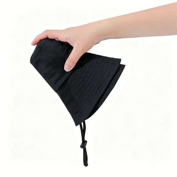 Outdoor Quick-Dry Adjustable Wide-Brim Bucket Hat