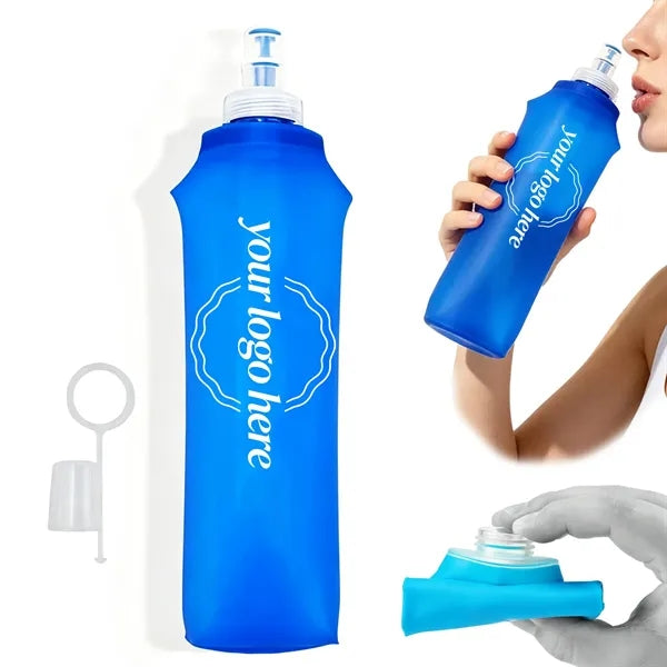 14 oz Collapsible TPU Soft Flask Water Bottle for Running