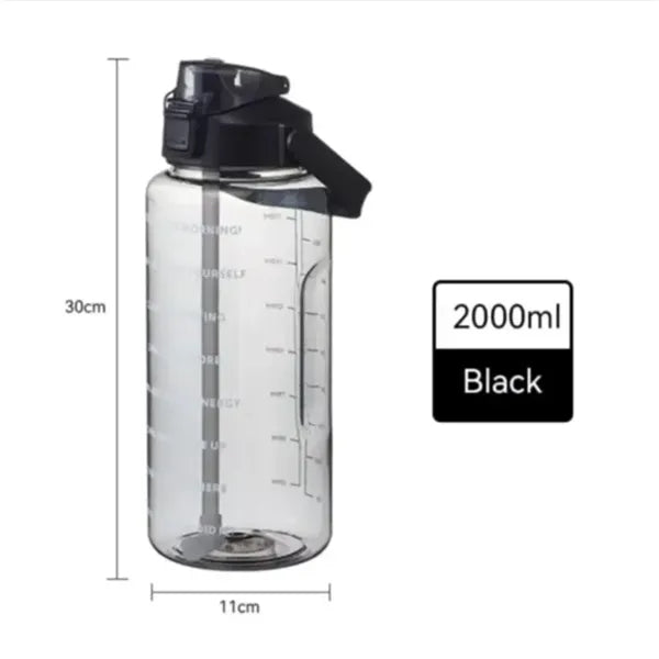 Generous 67oz Clear Drinking Bottle