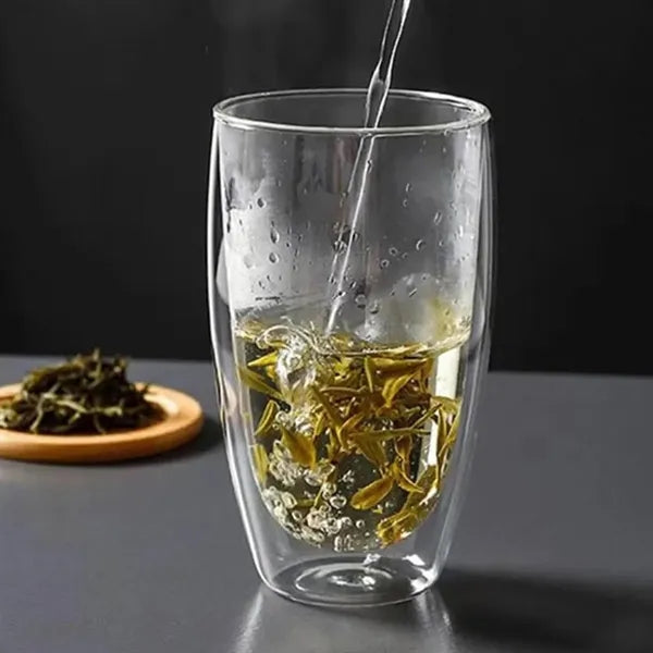 15 oz. Double Wall Glass Tumbler with Custom Logo