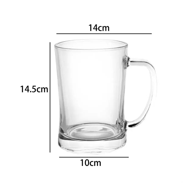 22 oz. Large Glass Beer Mug with Custom Logo