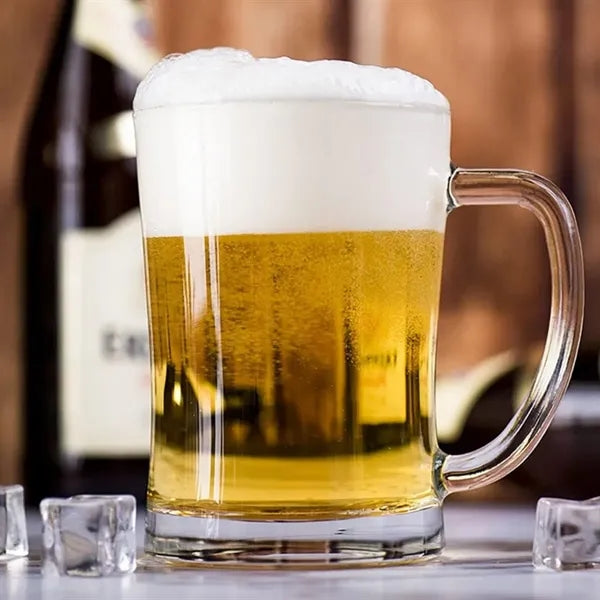 22 oz. Large Glass Beer Mug with Custom Logo