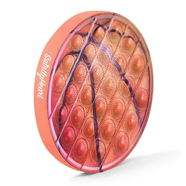 Pop It Fidget Toy - Basketball Shaped Full Color