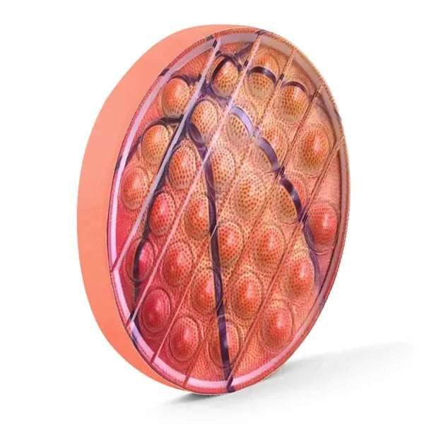 Pop It Fidget Toy - Basketball Shaped Full Color