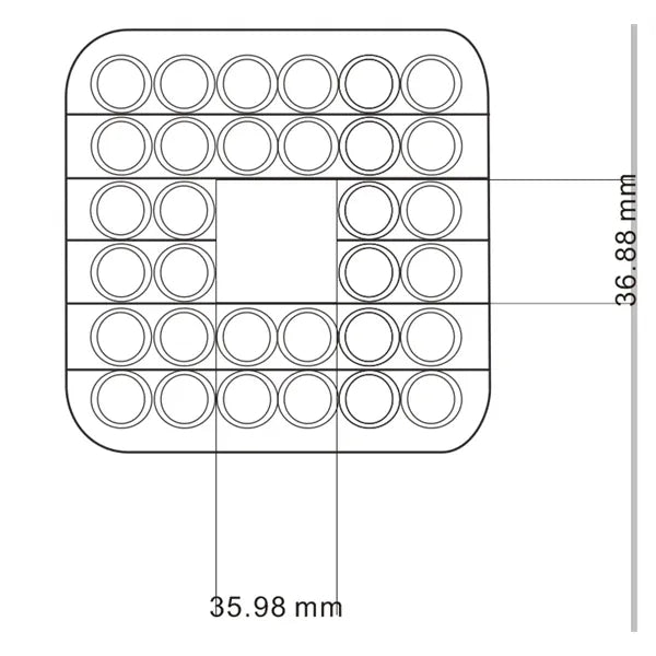 Square Pop It Fidget Toy - Patent Pending