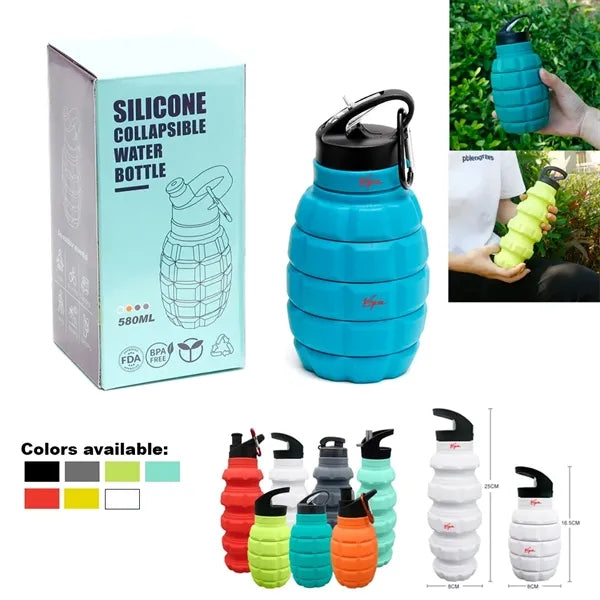 Grenade Foldable Water Bottle - 20 oz