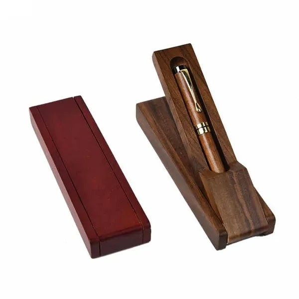 GreenGift- EcoLuxe Walnut Pen Set