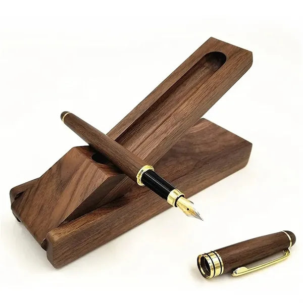 GreenGift- EcoLuxe Walnut Pen Set