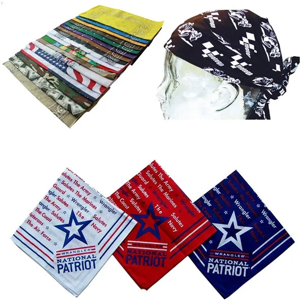 Cotton Bandanna 22" x 22" - Full Color Printing