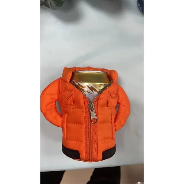 Zip Puffer Can Cooler