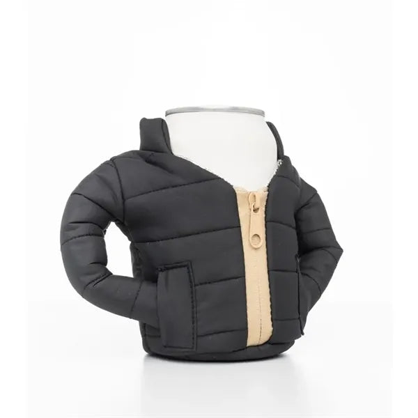 Zip Puffer Can Cooler