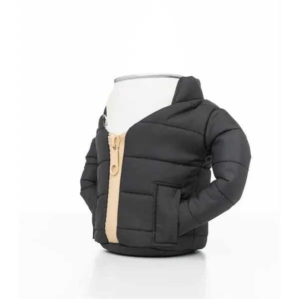 Zip Puffer Can Cooler
