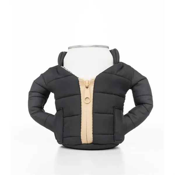 Zip Puffer Can Cooler