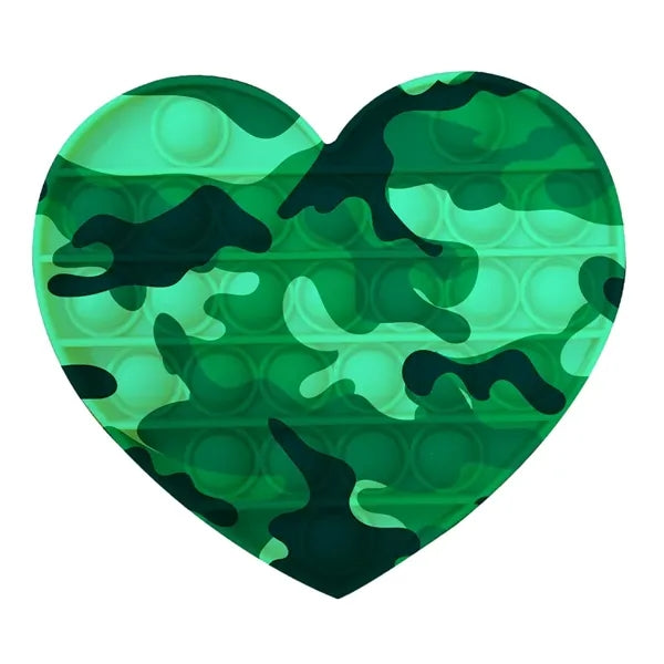 Pop It Fidget Toy - Heart Full color