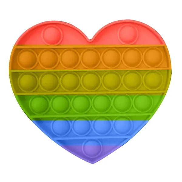 Pop It Fidget Toy - Heart Full color