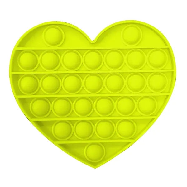 Pop It Fidget Toy - Heart Full color