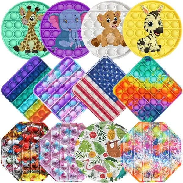 Pop It Fidget Toy - Heart Full color