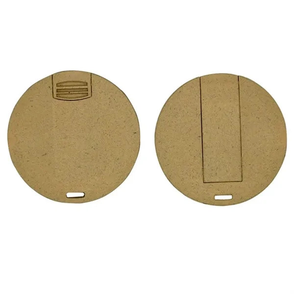 EcoDisc Wooden Swivel USB Drive