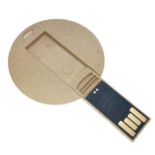 EcoDisc Wooden Swivel USB Drive