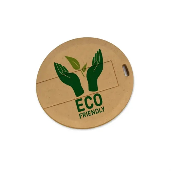 EcoDisc Wooden Swivel USB Drive
