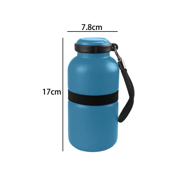 14 oz. Portable Plastic Water Bottle with Strap