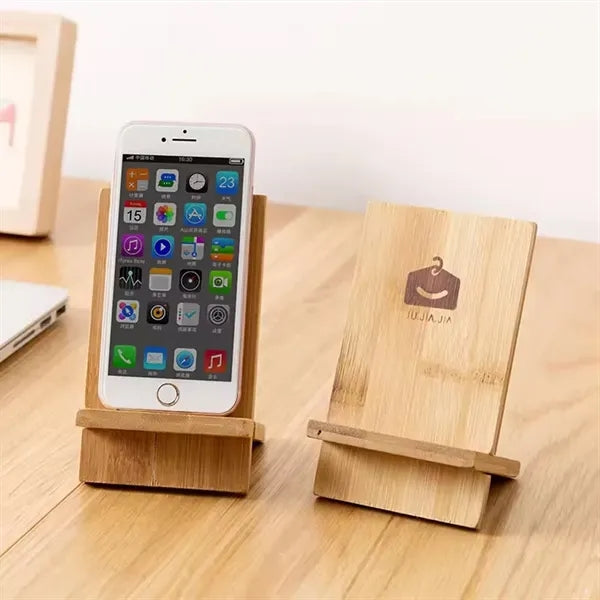 Portable Adjustable Wooden Phone Stand