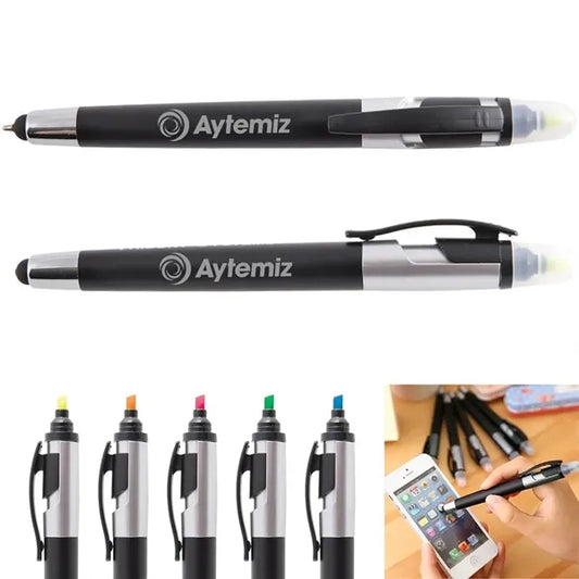 TriWrite 3-in-1 Stylus Highlighter Pen