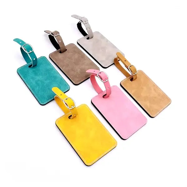 Sublimation Leatherette Luggage Tag