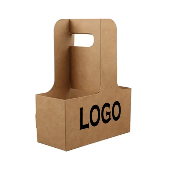 Assembled Kraft Paper Cup Holder