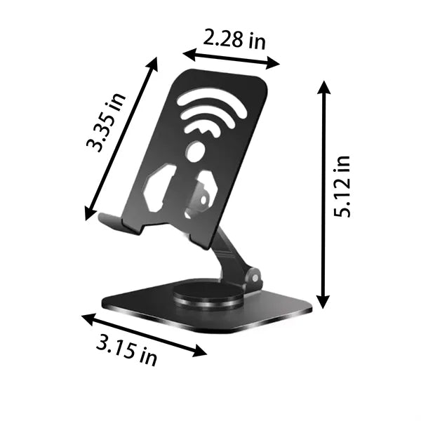 Aluminum Alloy Foldable 360 Degree Rotation Phone Desk Stand