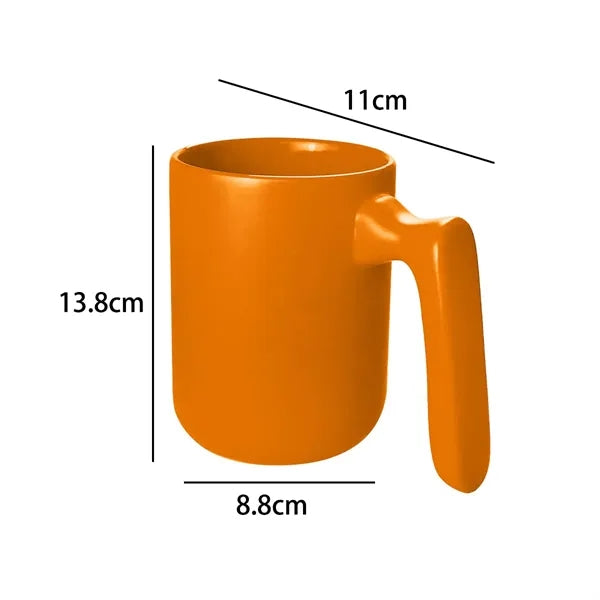 15 oz. Ceramic Mug with Ergonomic Handle Design